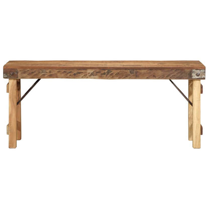 Bank Naturel 110 x 35 x 46 cm Hergebruikt Oud Hout