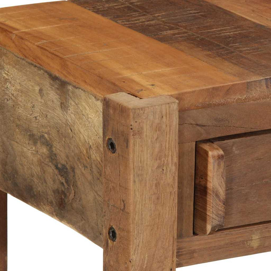 Wandtafel Bruin 107 x 33 x 76 cm Massief Gerecycled Hout