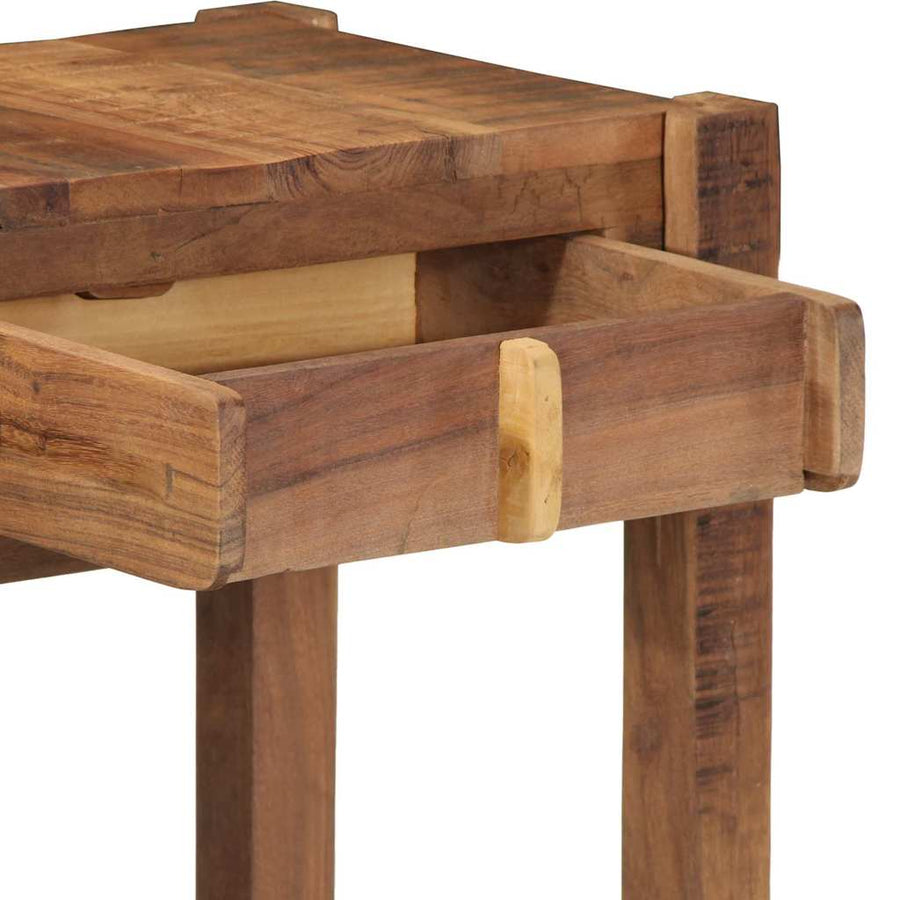Wandtafel Bruin 107 x 33 x 76 cm Massief Gerecycled Hout