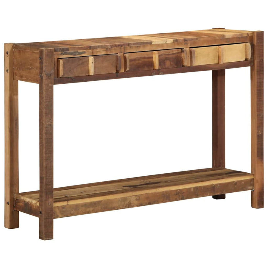 Wandtafel Bruin 107 x 33 x 76 cm Massief Gerecycled Hout