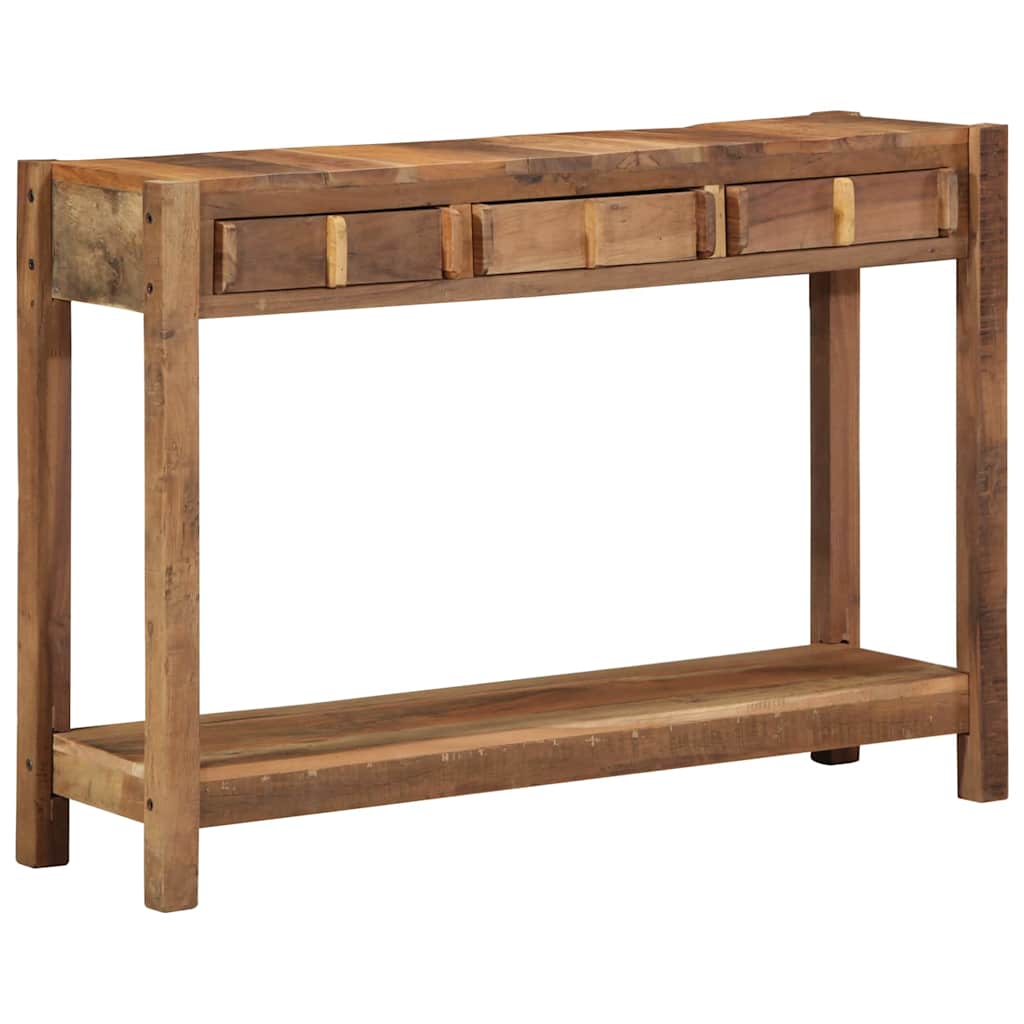Wandtafel Bruin 107 x 33 x 76 cm Massief Gerecycled Hout
