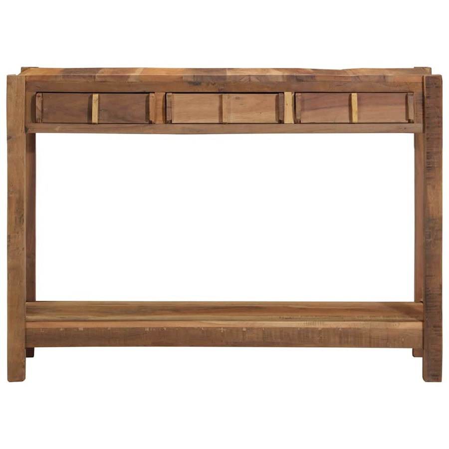 Wandtafel Bruin 107 x 33 x 76 cm Massief Gerecycled Hout