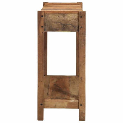 Wandtafel Bruin 107 x 33 x 76 cm Massief Gerecycled Hout