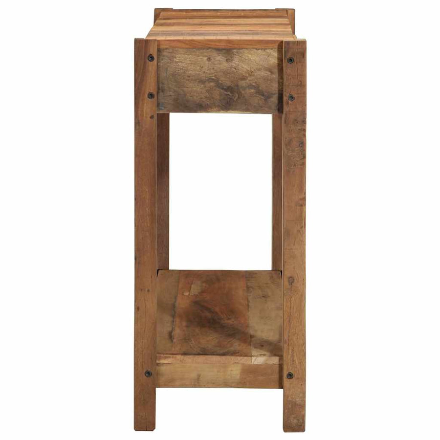 Wandtafel Bruin 107 x 33 x 76 cm Massief Gerecycled Hout
