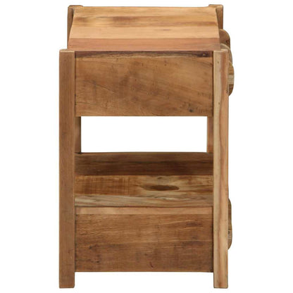 Bijzettafel Bruin 43 x 32 x 46 cm Massief Gerecycled Hout