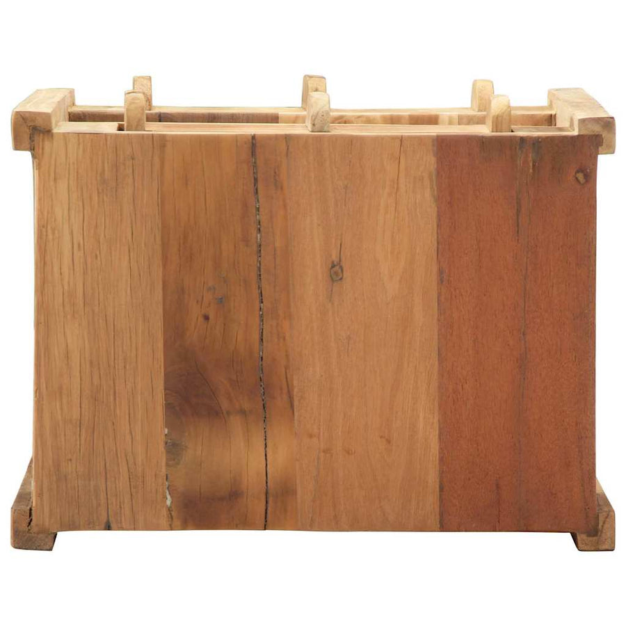 Bijzettafel Bruin 43 x 32 x 46 cm Massief Gerecycled Hout
