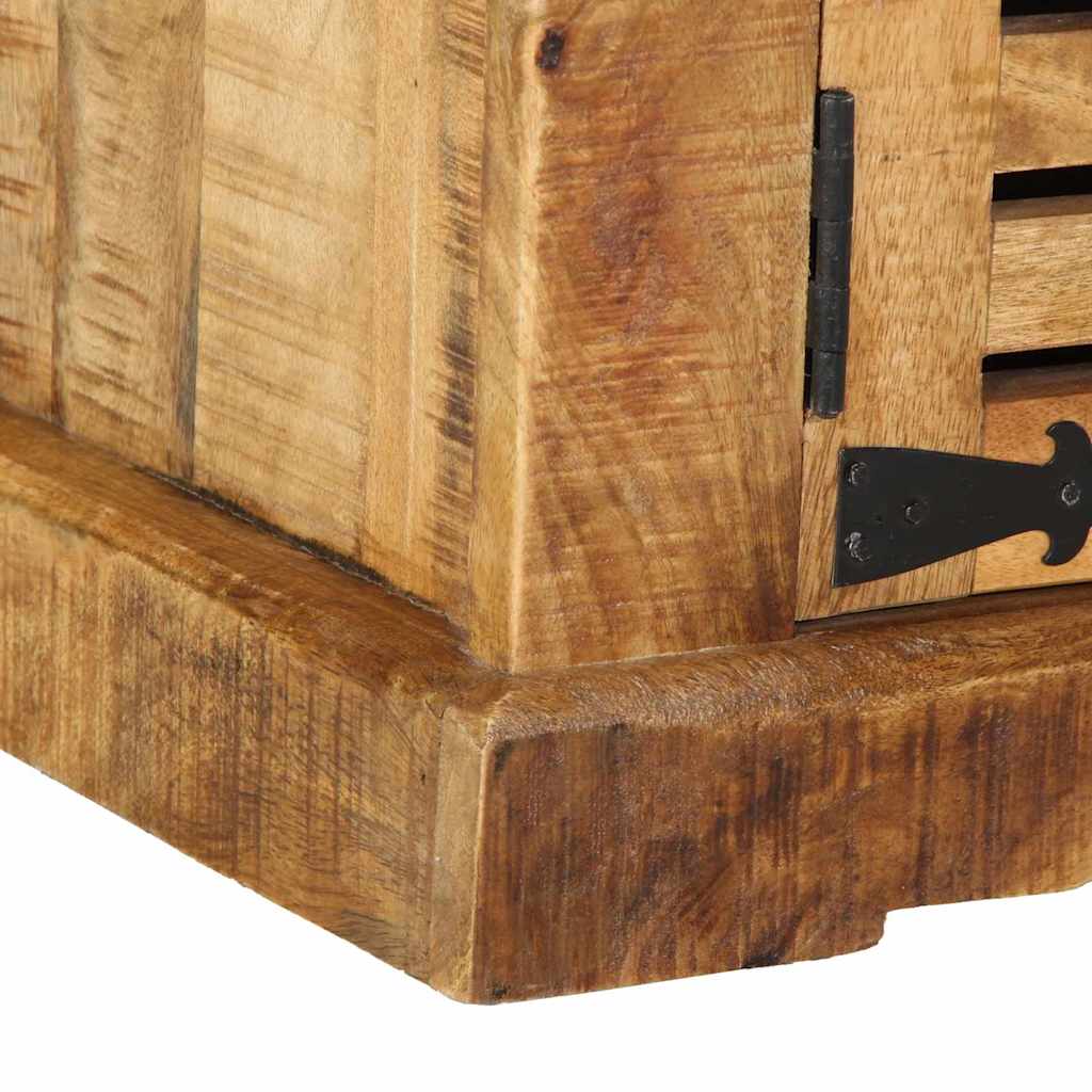 Schoenenkast Bruin 110 x 38 x 45 cm Massief Mango Hout