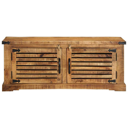Schoenenkast Bruin 110 x 38 x 45 cm Massief Mango Hout