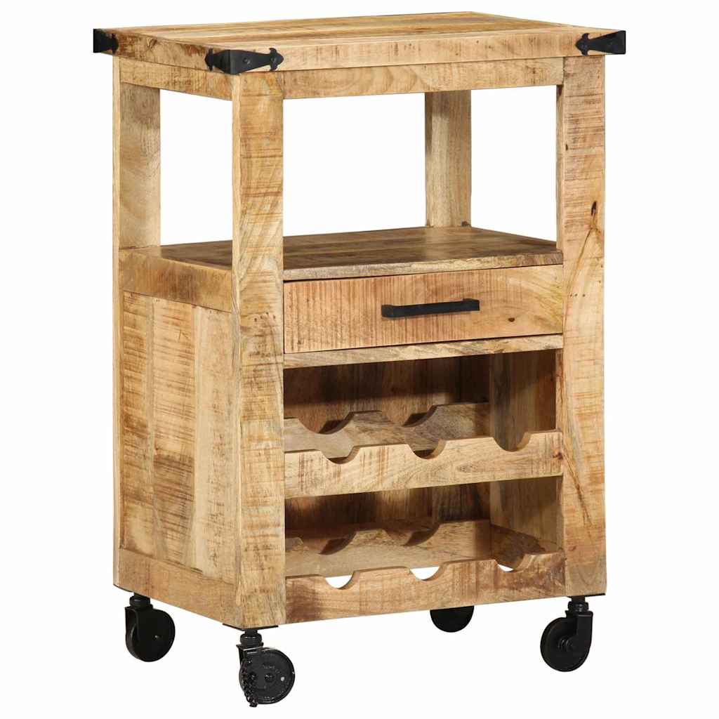 Keuken Trolley Bruin 55 x 40 x 80 cm Massief Mango Hout