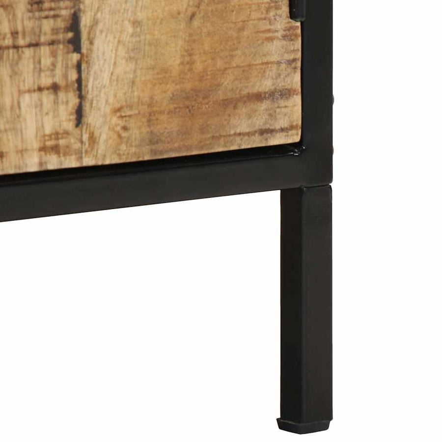 Bedside kasten 2 pcs Bruin en zwart Standaard