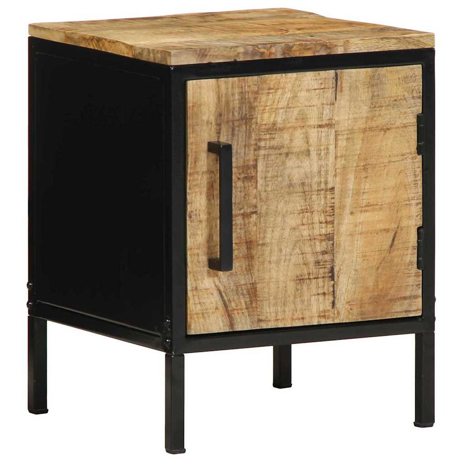 Bedside kasten 2 pcs Bruin en zwart Standaard