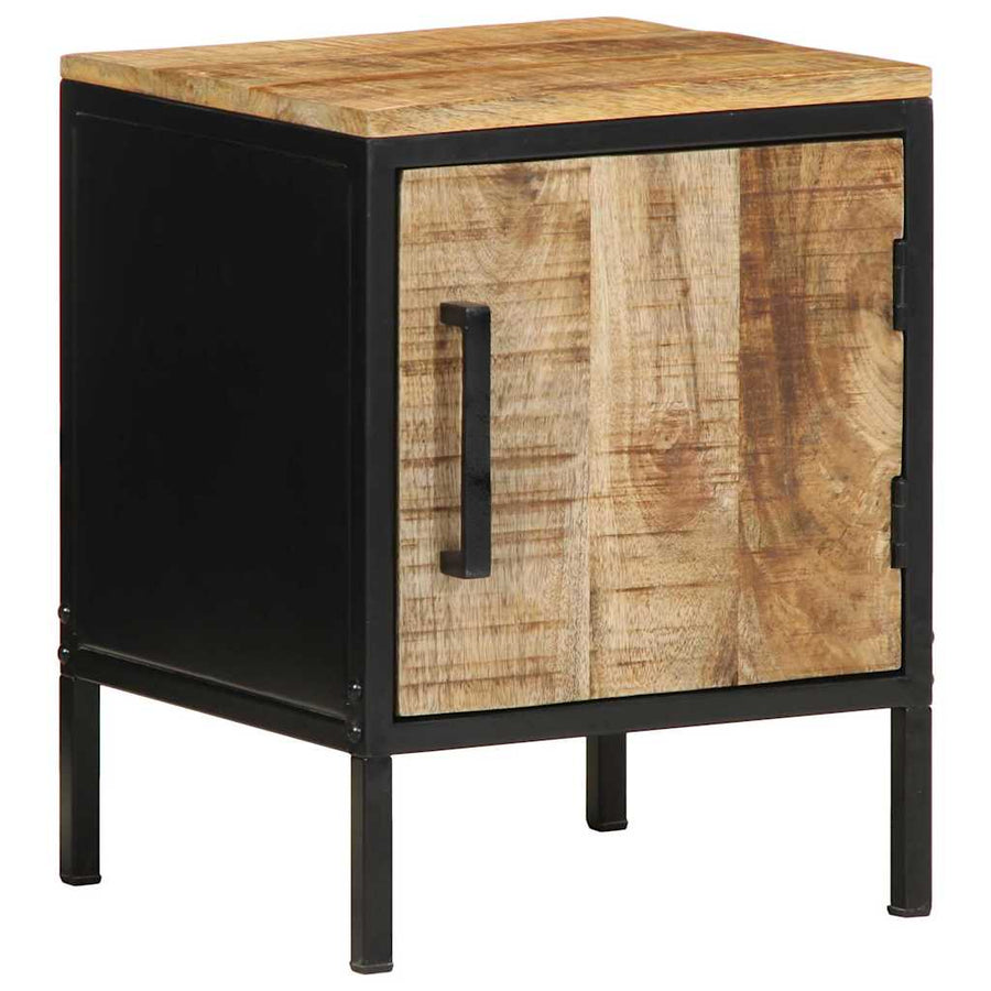 Bedside kasten 2 pcs Bruin en zwart Standaard