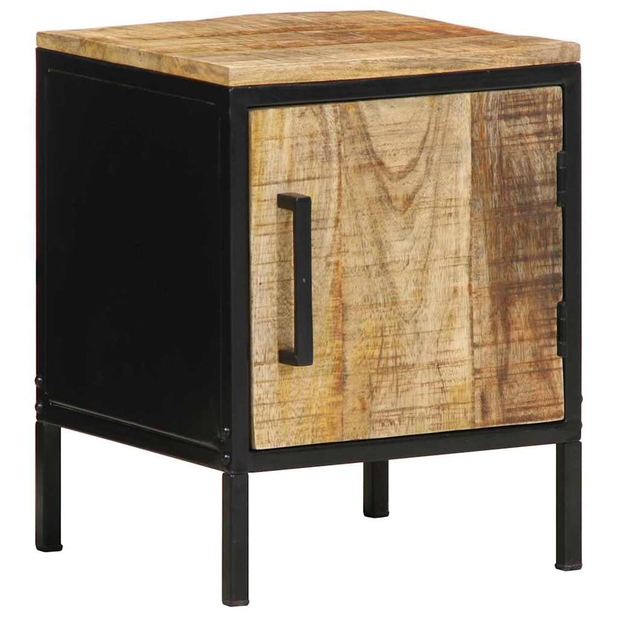 Bedside kasten 2 pcs Bruin en zwart Standaard