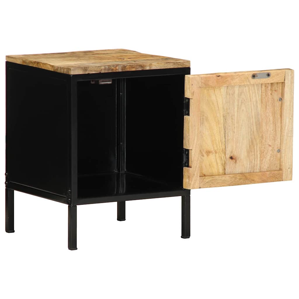 Bedside kasten 2 pcs Bruin en zwart Standaard