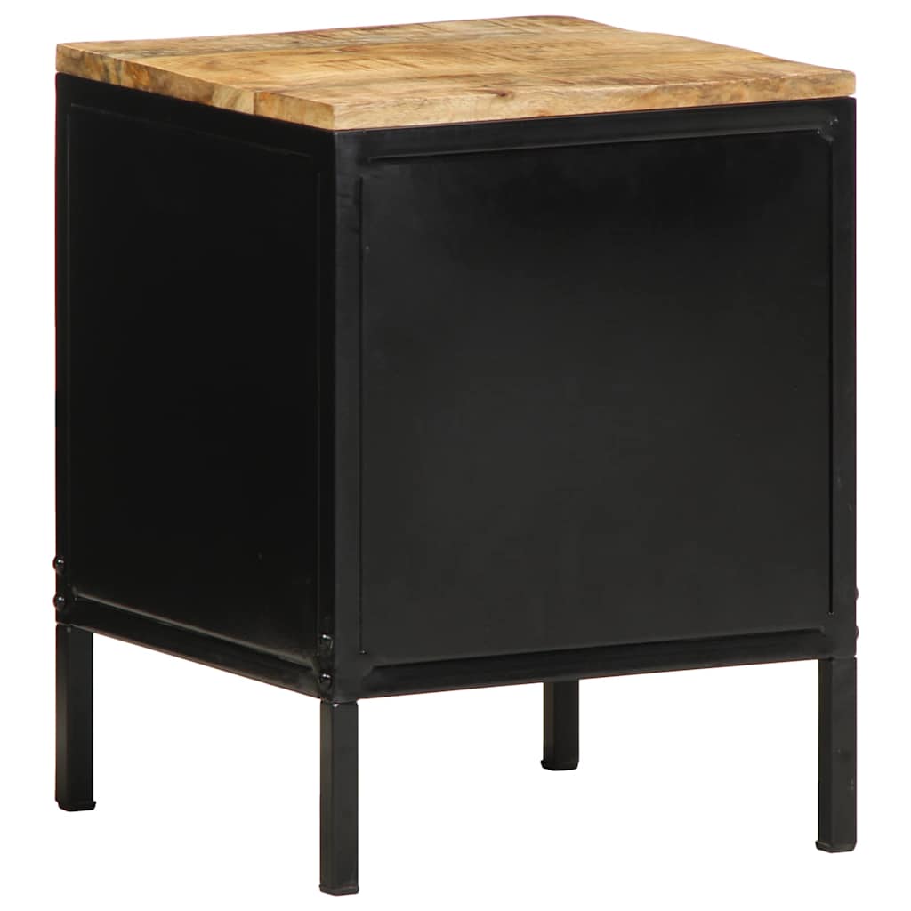 Bedside kasten 2 pcs Bruin en zwart Standaard