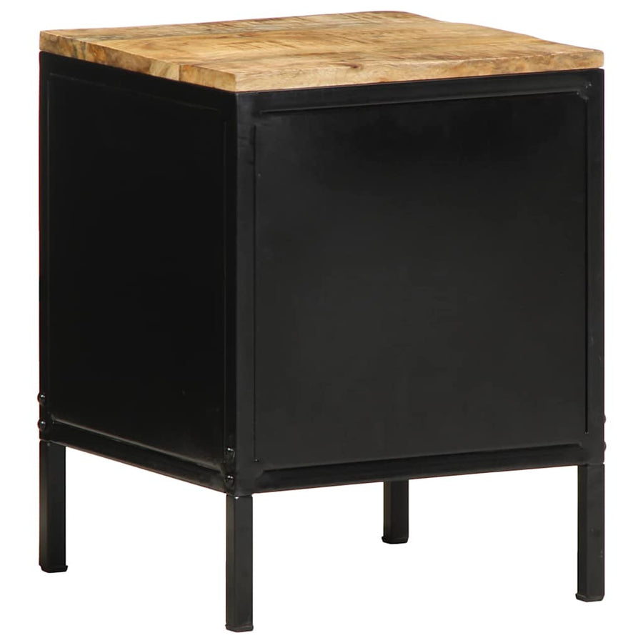 Bedside kasten 2 pcs Bruin en zwart Standaard