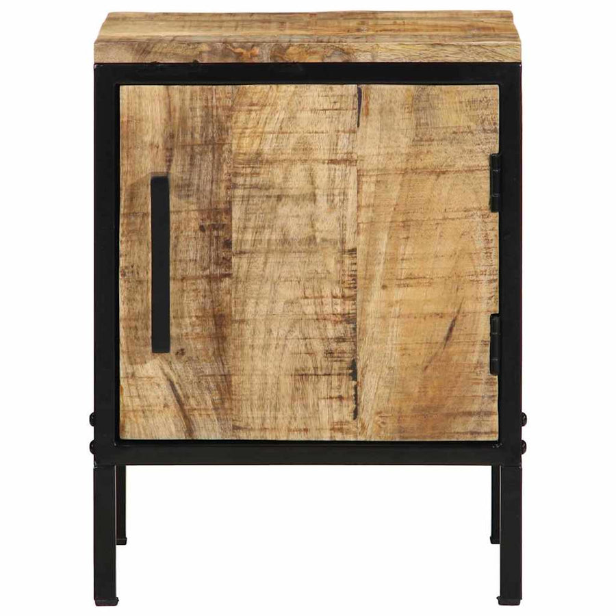 Bedside kasten 2 pcs Bruin en zwart Standaard