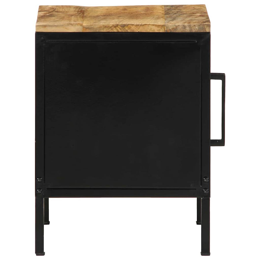 Bedside kasten 2 pcs Bruin en zwart Standaard