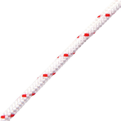 Trekkoord startkoord wit en rood Ø4 mm 10 m nylon
