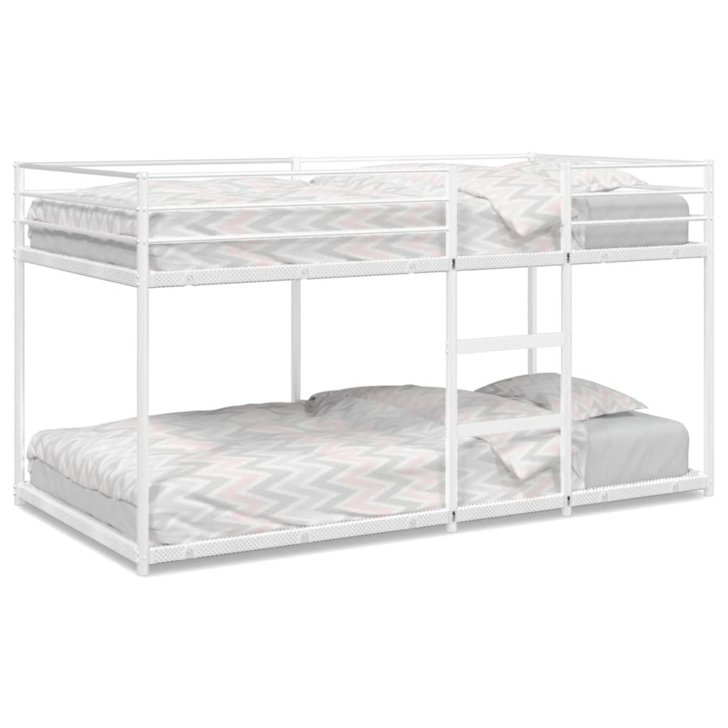 Stapelbed Zonder Matras 100X190 Cm Staal Wit