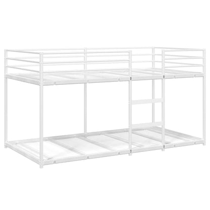 Stapelbed Zonder Matras 100X190 Cm Staal Wit