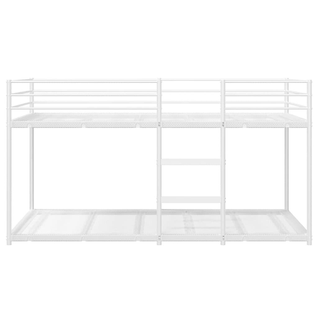 Stapelbed Zonder Matras 100X190 Cm Staal Wit