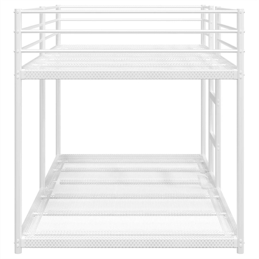 Stapelbed Zonder Matras 100X190 Cm Staal Wit