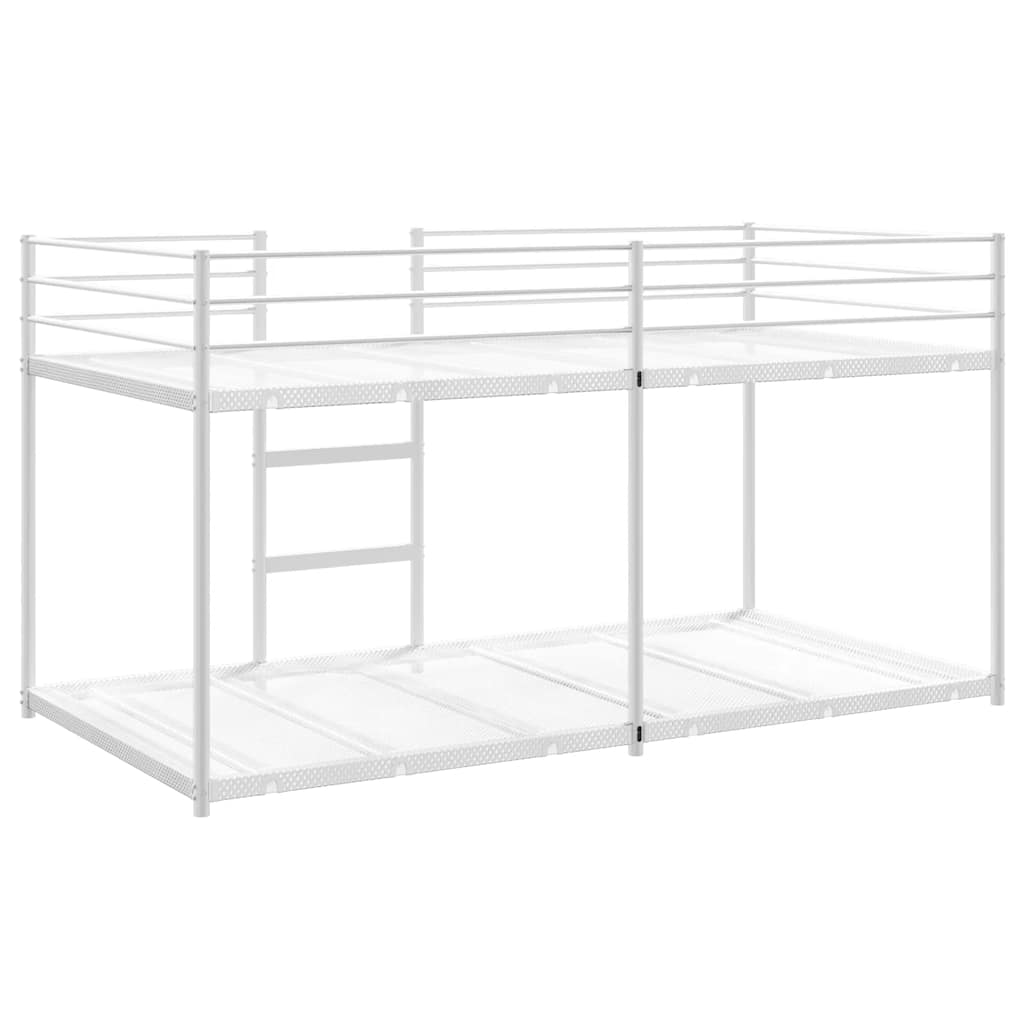 Stapelbed Zonder Matras 100X190 Cm Staal Wit