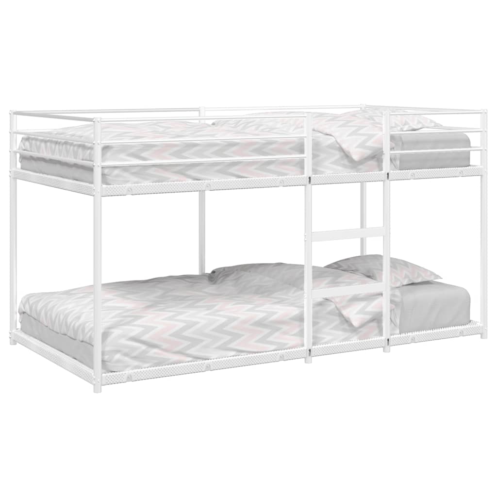 Stapelbed Zonder Matras 100X190 Cm Staal Wit