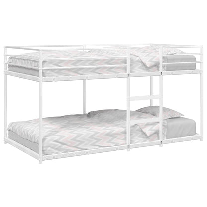 Stapelbed Zonder Matras 100X190 Cm Staal Wit