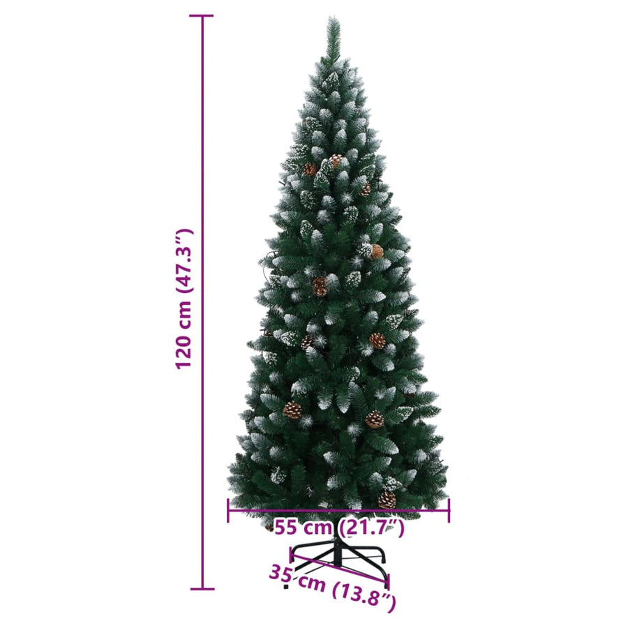Kunstkerstboom met 150 LED's 120 cm