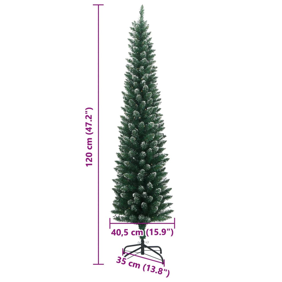 Kunstkerstboom Smal Met 150 Led's 120 cm