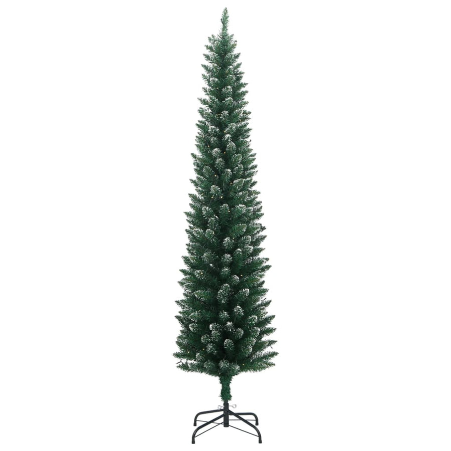 Kunstkerstboom smal met 300 LED's 240 cm