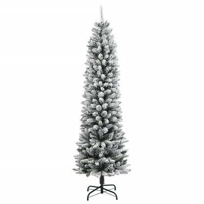 Kunstkerstboom met 150 LED's en sneeuw 150 cm