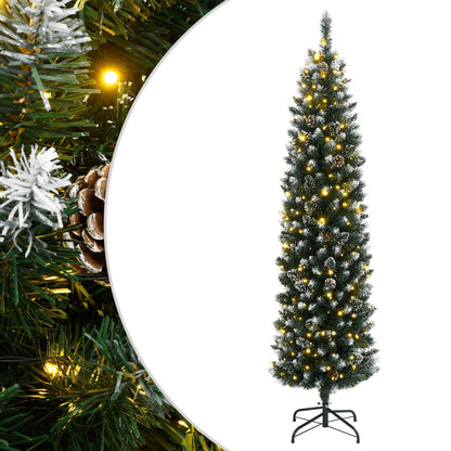 Kunstkerstboom Smal Met 300 Led's 1