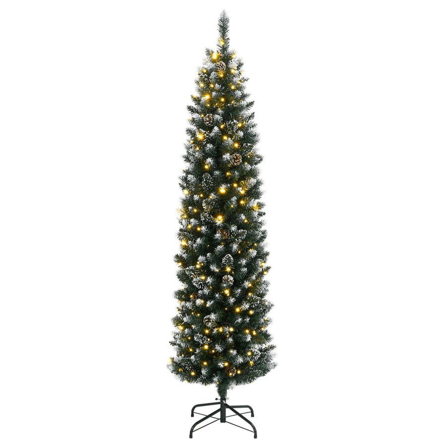 Kunstkerstboom Smal Met 300 Led's 1