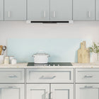 Kitchen splashbacks 2 pcs 70x50 cm tempered glass white