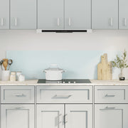 Keukenspatbord 2 st 80x60 cm gehard glas wit