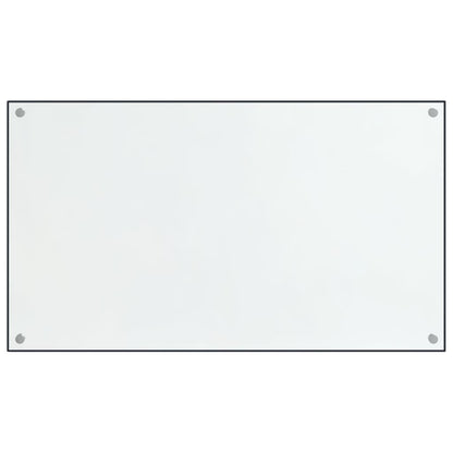 Spatschermen keuken 2 st 70x50 cm gehard glas transparant
