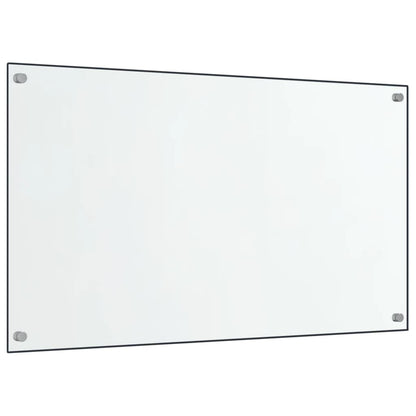 Spatschermen keuken 2 st 70x60 cm gehard glas transparant