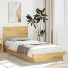 Bedframe 100x200 cm massief eikenhout