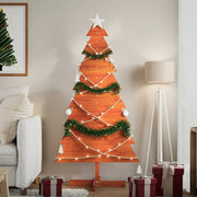 Kerstboom 150 cm massief grenenhout wasbruin