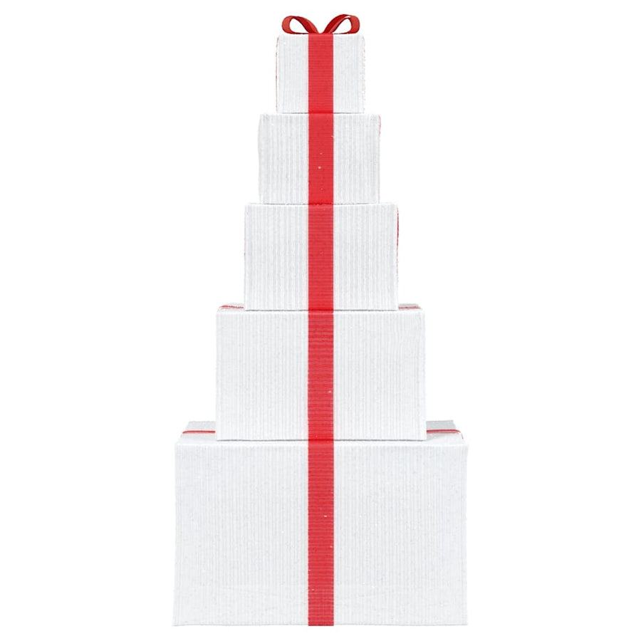 Kerstdecoratie geschenkdoos 250 LED's warm wit