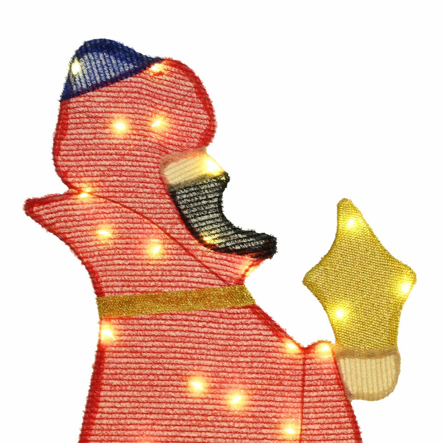 Kerstverlichting 3 pcs Warmwit 105 cm Stof