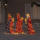 3 Wise Men Christmas Lights 3 pcs Warm White 105 cm Fabric