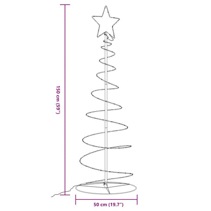 Lichtkegel 100 warmwitte LED's 150 cm