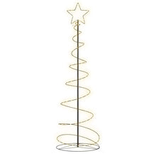 LED-kerstboom 120 LEDs warm wit 180 cm