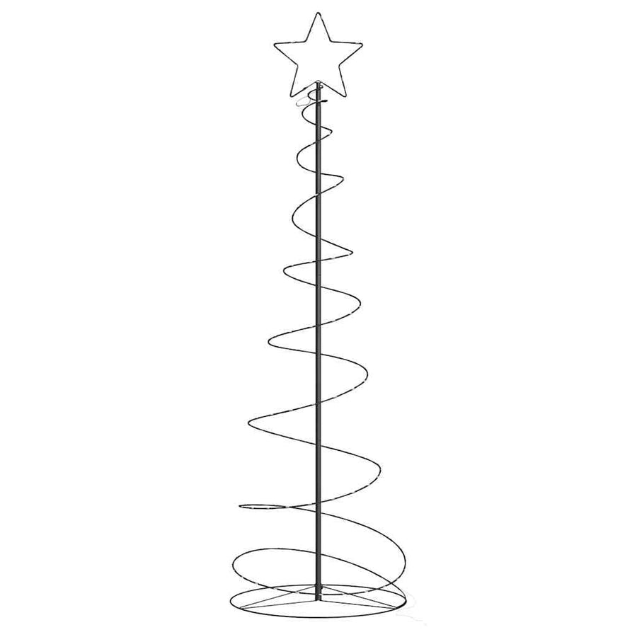 LED-kerstboom 120 LEDs warm wit 180 cm