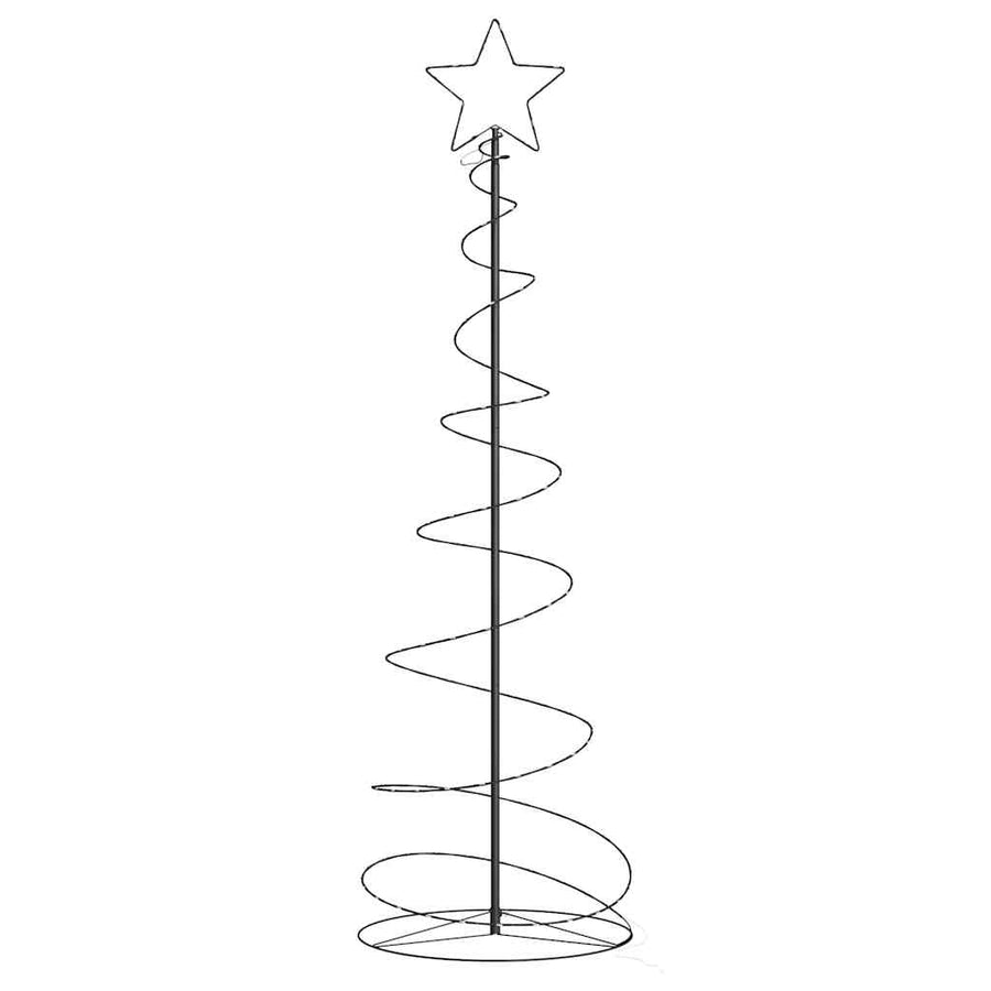LED-kerstboom 120 LEDs warm wit 180 cm