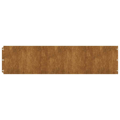 Graskanten 20 st 25x103 cm flexibel weervast staal